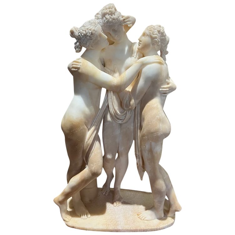 Scultura - Tre Grazie - Alabastro - Canovas - Italia - XIX sec.