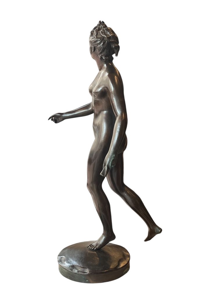 Scultura - Bronzo - Diana cacciatrice - Houdon - Francia - XIX sec.