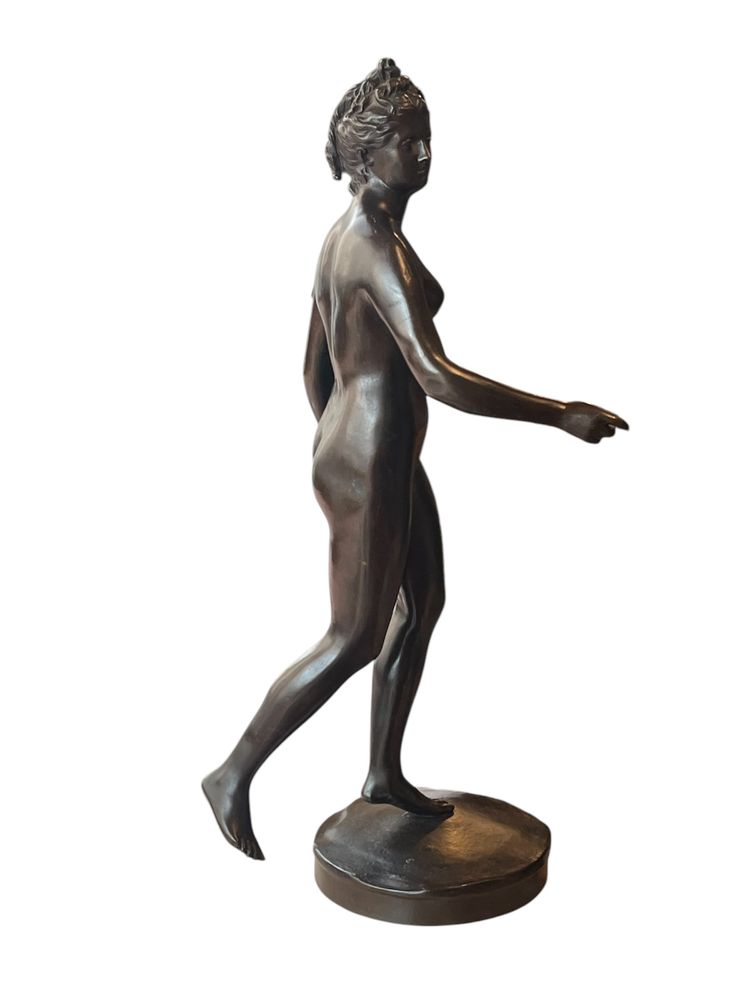 Scultura - Bronzo - Diana cacciatrice - Houdon - Francia - XIX sec.