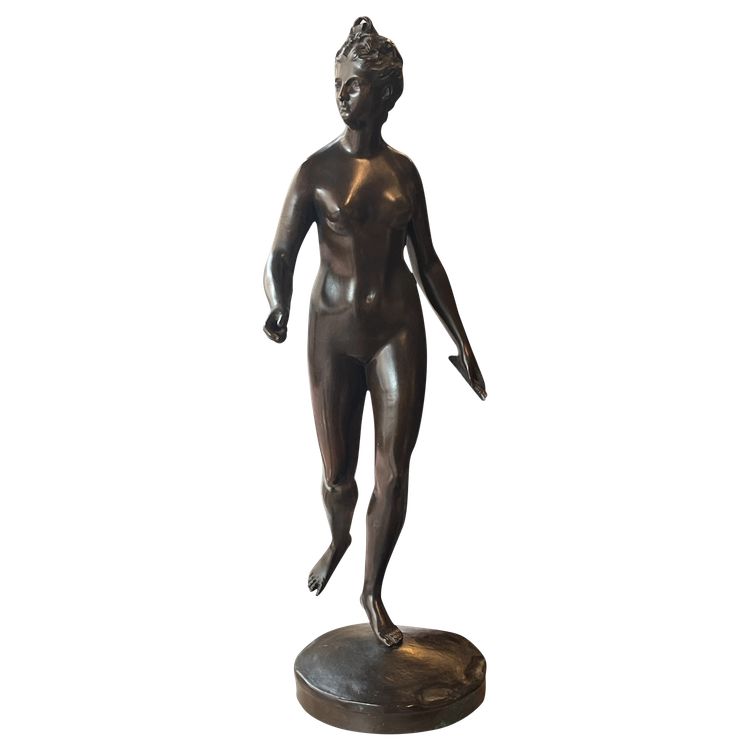 Scultura - Bronzo - Diana cacciatrice - Houdon - Francia - XIX sec.