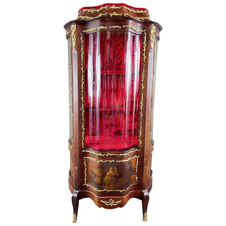 Vitrine De Style Louis XV , XIXe Siècle