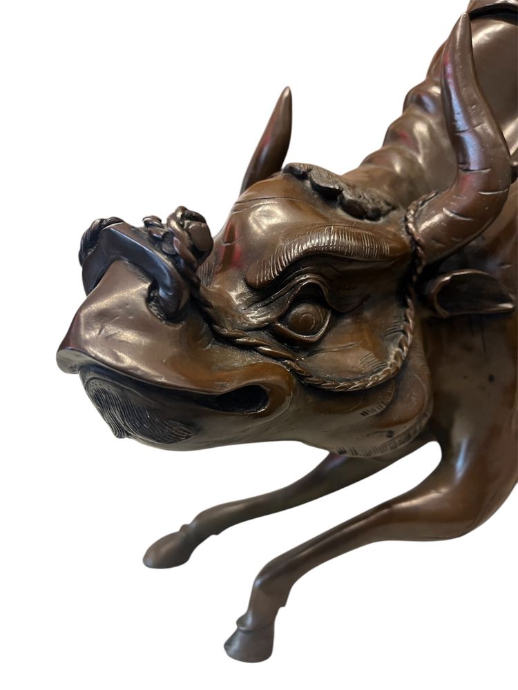 Importante scultura - Bronzo - Lao Tseu - Meiji - Giappone - XIX sec.