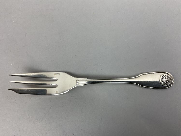 Twelve Vendome-style cake forks CHRISTOFLE