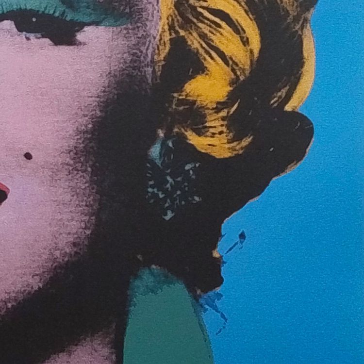 1980s Gorgeous Andy Warhol "Marilyn" Limited Edition Lithograph