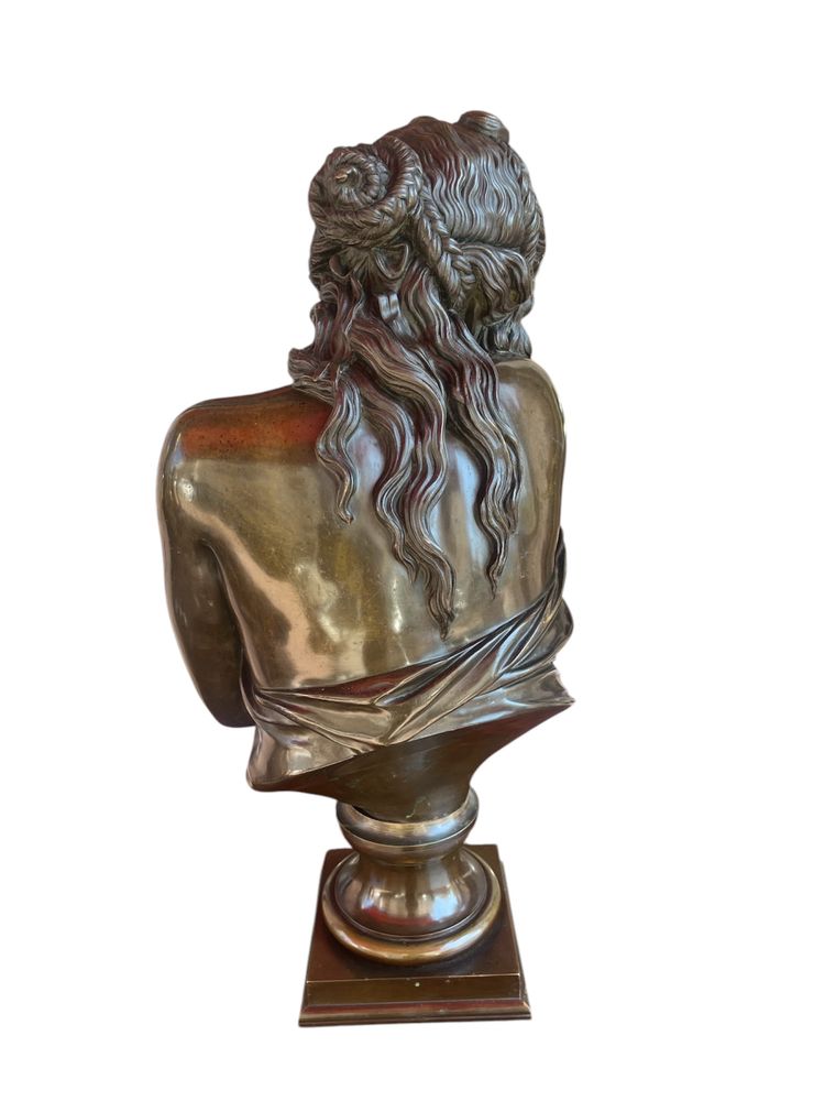 Scultura - Bronzo - La Rieuse - Houdon - Francia - XIX sec.