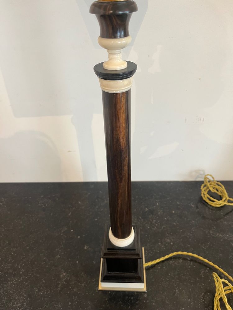 Paar Lampen - Holz - Pariser Haus - Frankreich - XX Jahrhundert