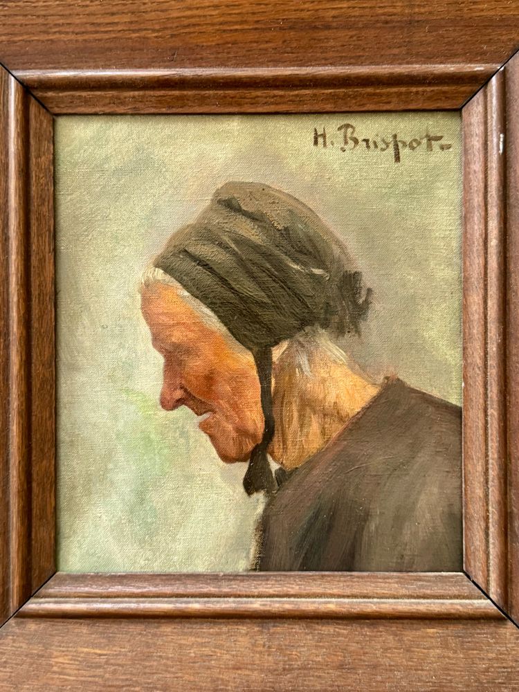 Porträt einer Bretonin von Henri Brispot
