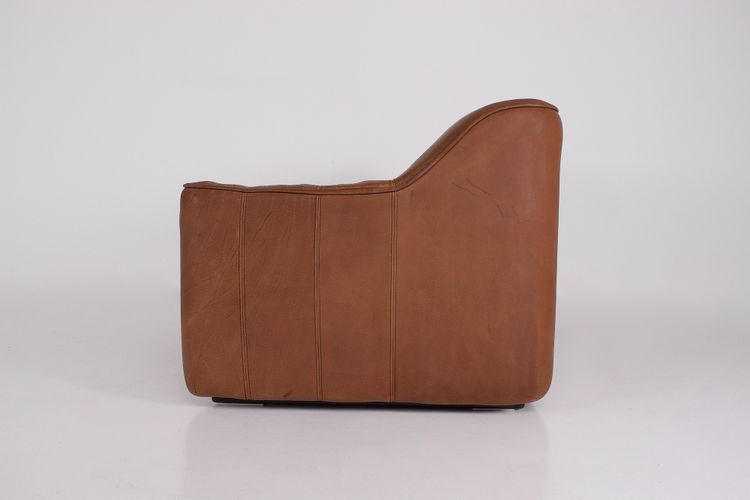 Sofa 2-seater in leather, by Sede DS 44