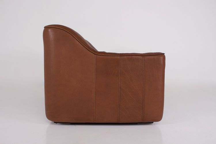 Sofa 2-seater in leather, by Sede DS 44