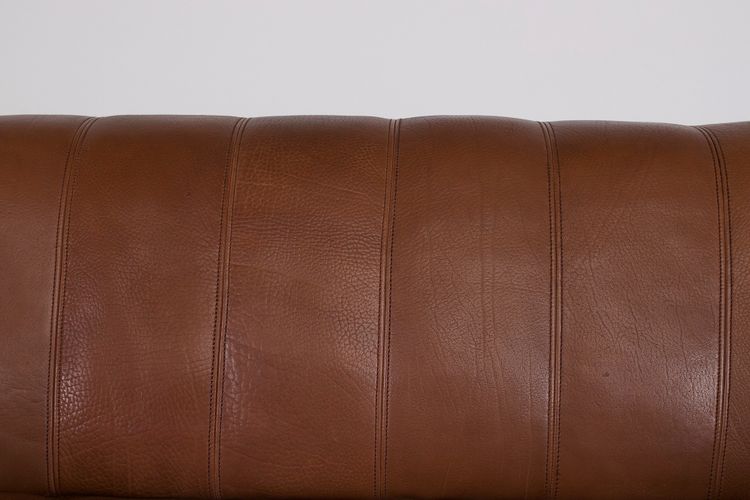 Sofa 2-seater in leather, by Sede DS 44