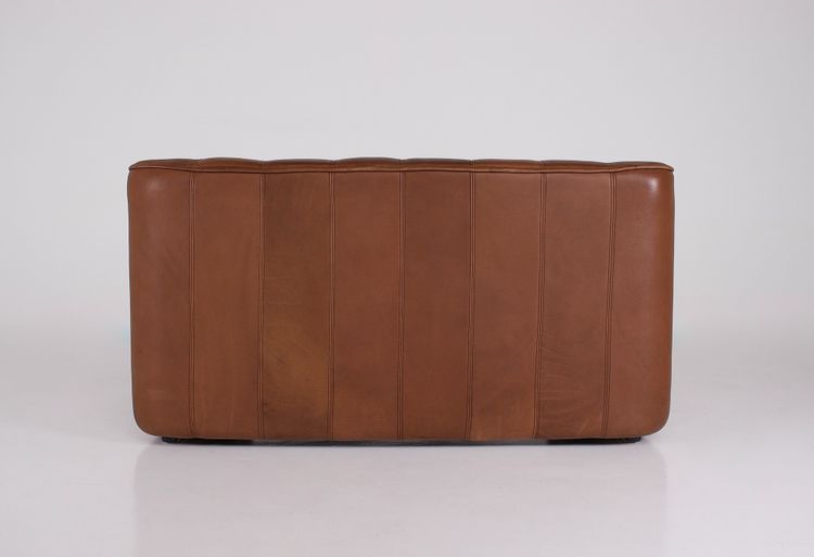Sofa 2-seater in leather, by Sede DS 44