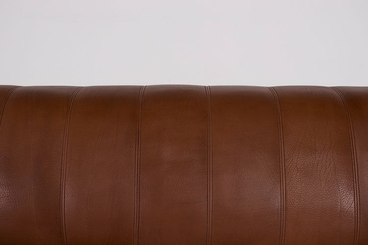 Sofa 3 seater in leather, by Sede DS 44