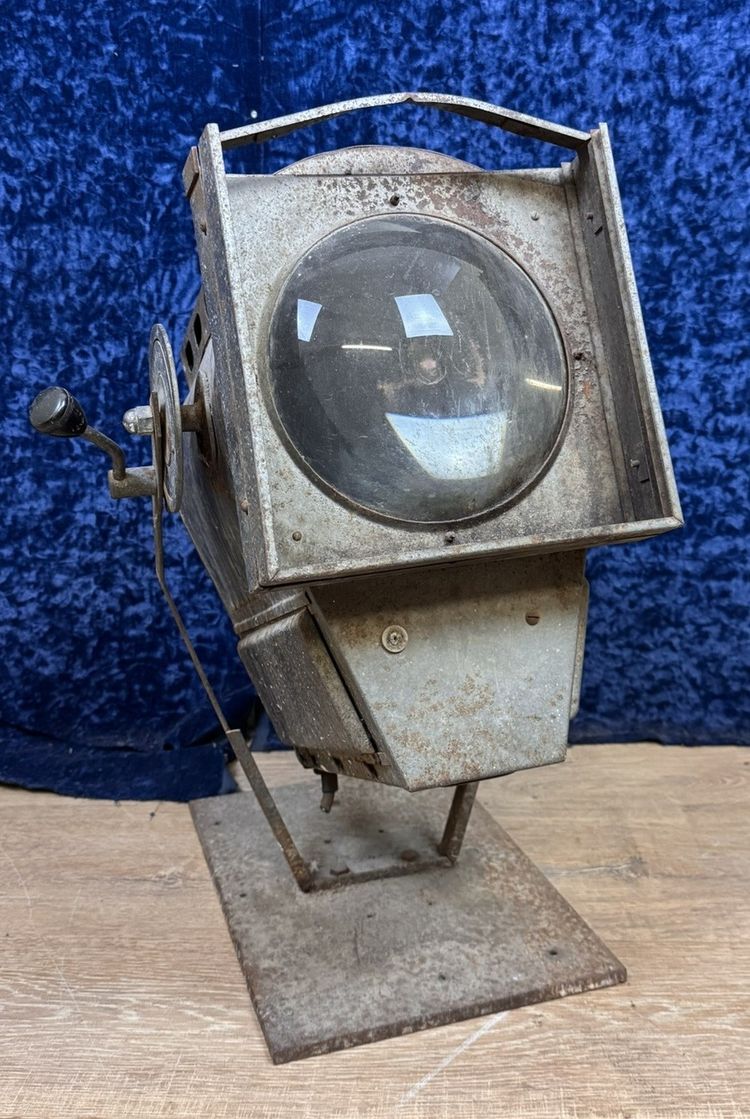 Industrial design: large theater projector clemancon paris circa 1930