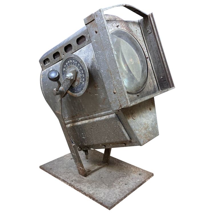 Industrial design: large theater projector clemancon paris circa 1930