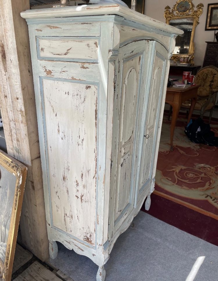 Small Wooden Armoire Louis XVI Style