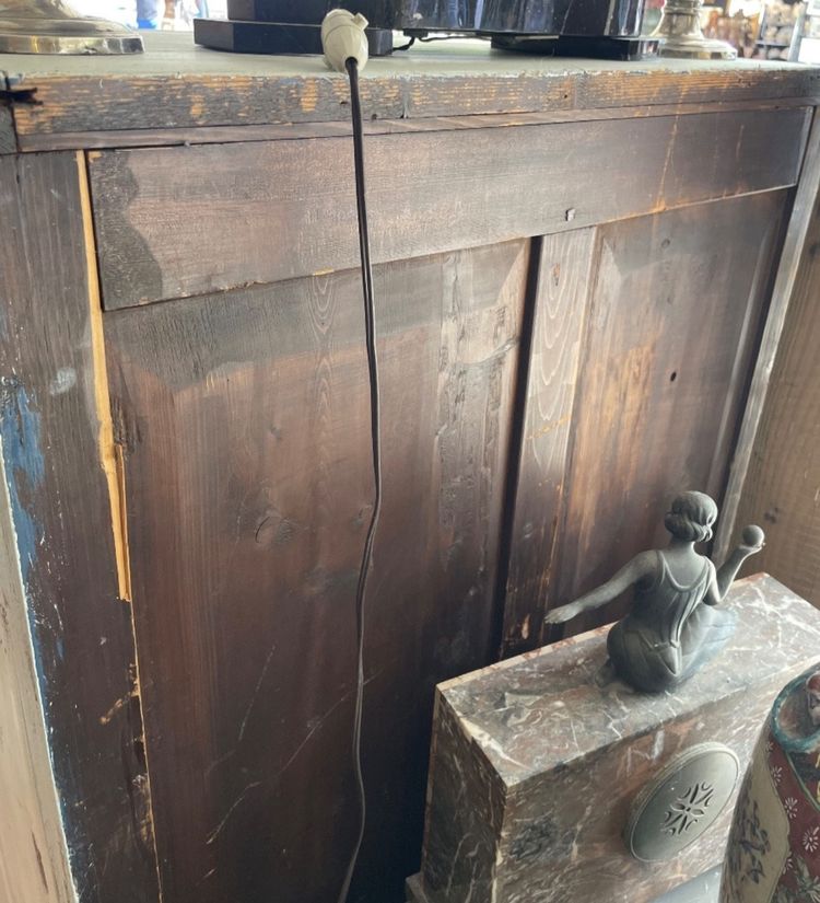 Small Wooden Armoire Louis XVI Style