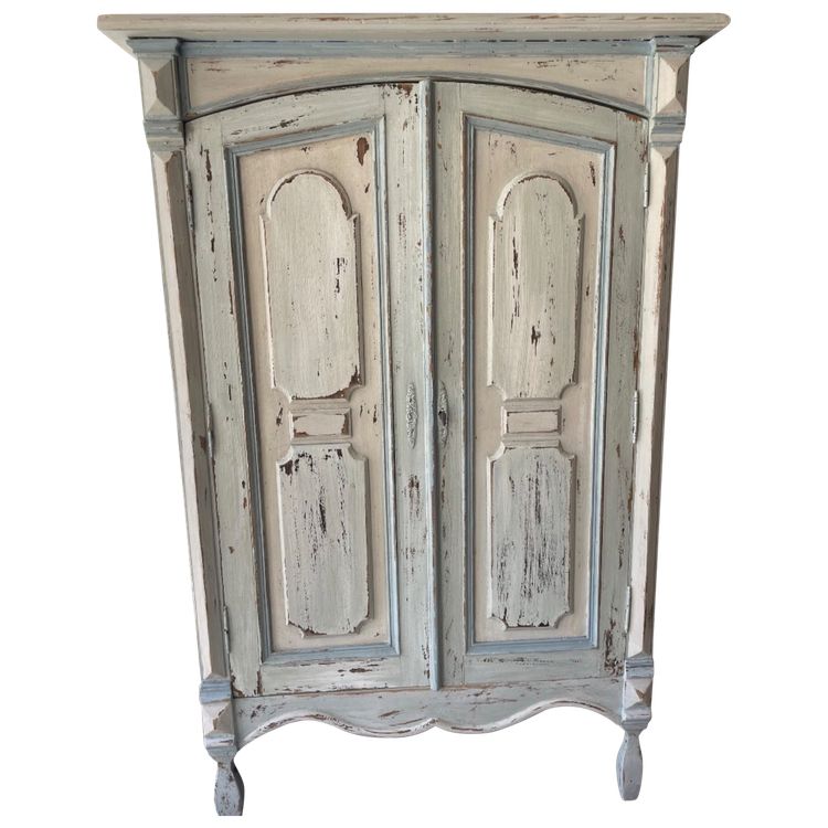 Small Wooden Armoire Louis XVI Style