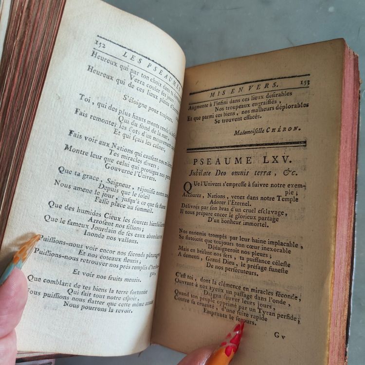 Psalms and hymns, in verse