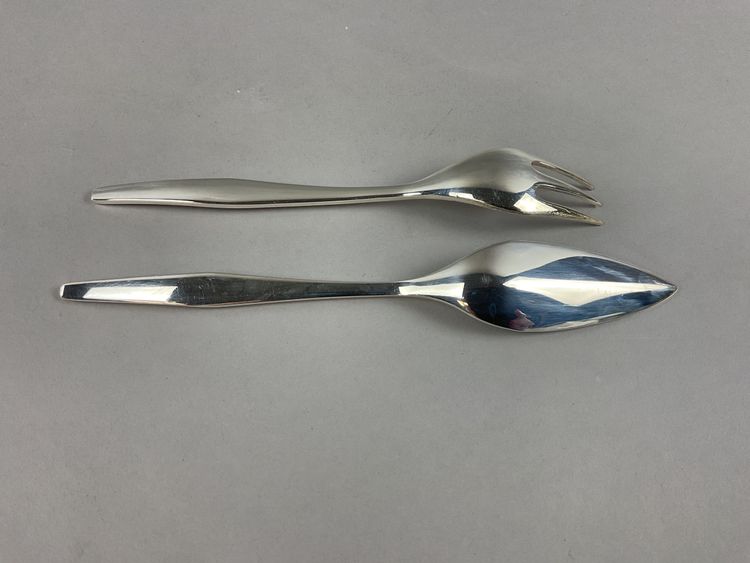 Christofle Orly pattern fish cutlery