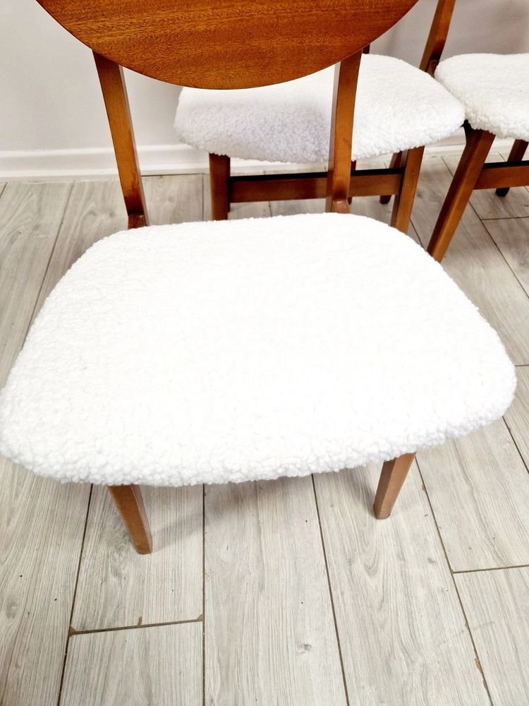 4 Mid Century Butterfly Back Dining Chairs