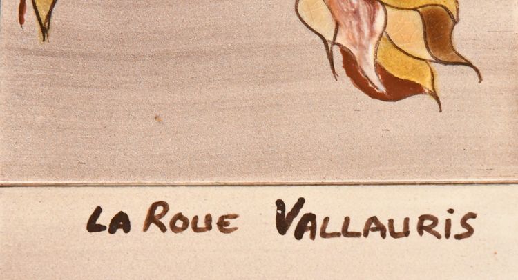 Vintage coffee table by Georges Pelletier for La Roue in Vallauris, 1970s