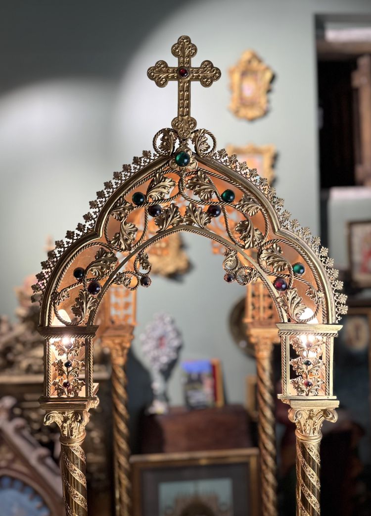 Important Neo-Gothic Ciborium - Circa 1900