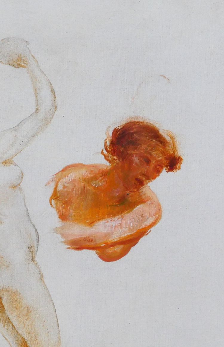 Gaston La Touche 1854-1913 Studien Von 3 Nackten Frauen, Gemälde, Um 1900