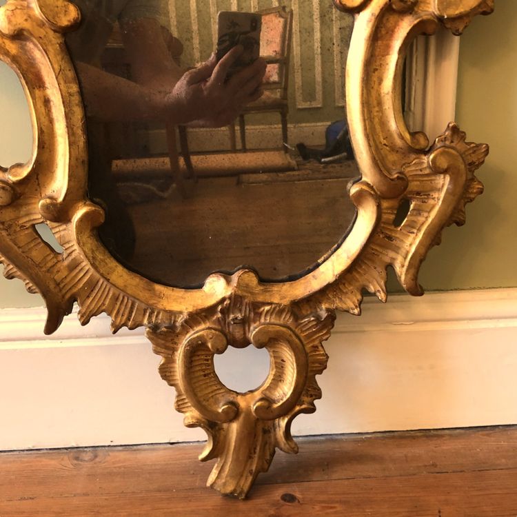 Pair of reflecting mirrors, Italy, 18th century