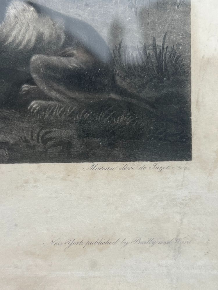 Pair of engravings, Duck and Pheasant Hunting, Philippe Ledieu, About 1840