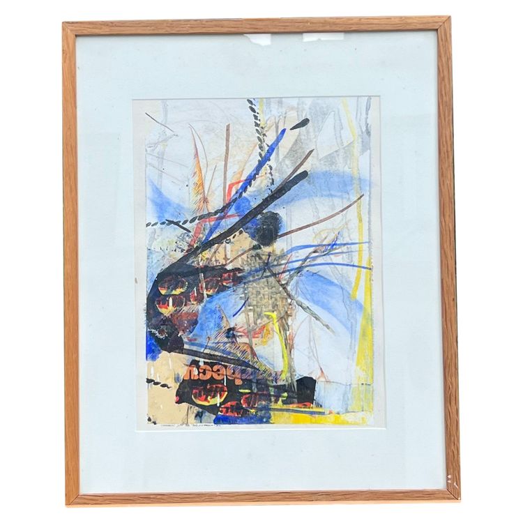 Wood and Coal, Ceccarelli, Mixed media on paper