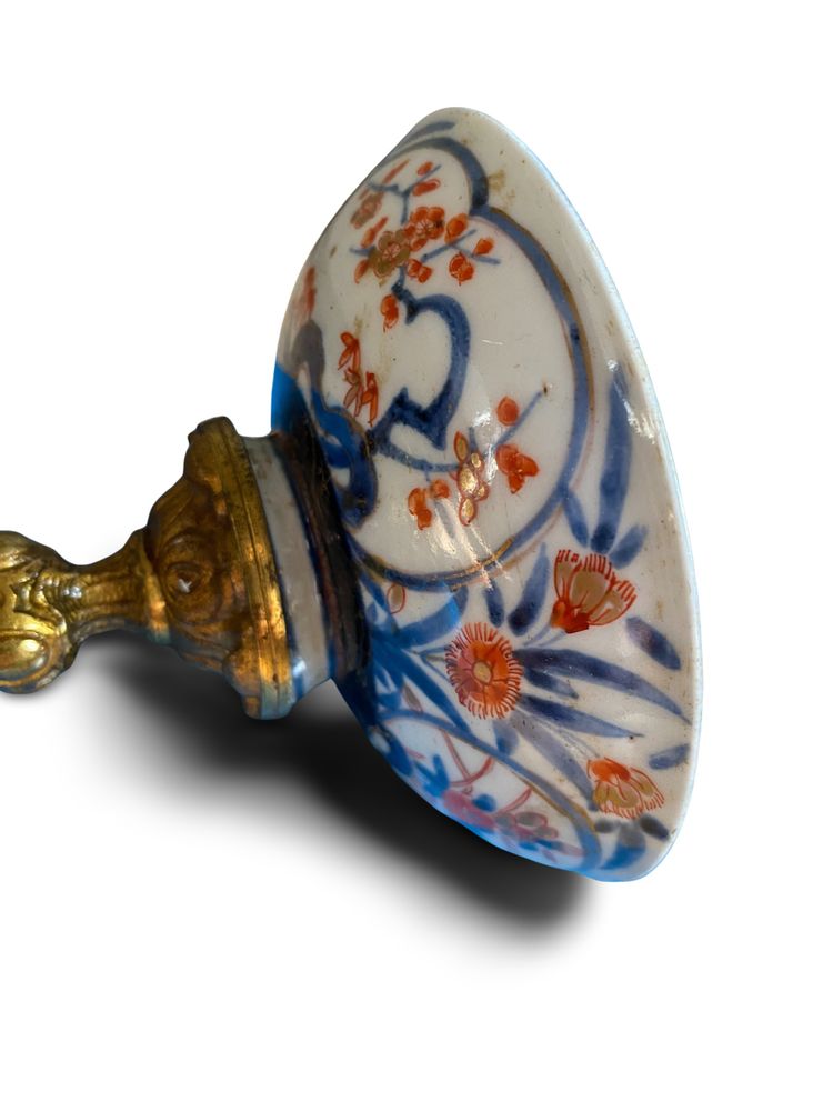 Imari porcelain dish mounted on gilt bronze - 18th century
