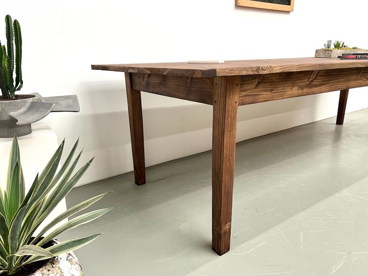 Large pine farm table from the 70s