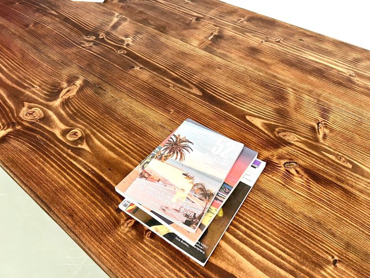 Large pine farm table from the 70s