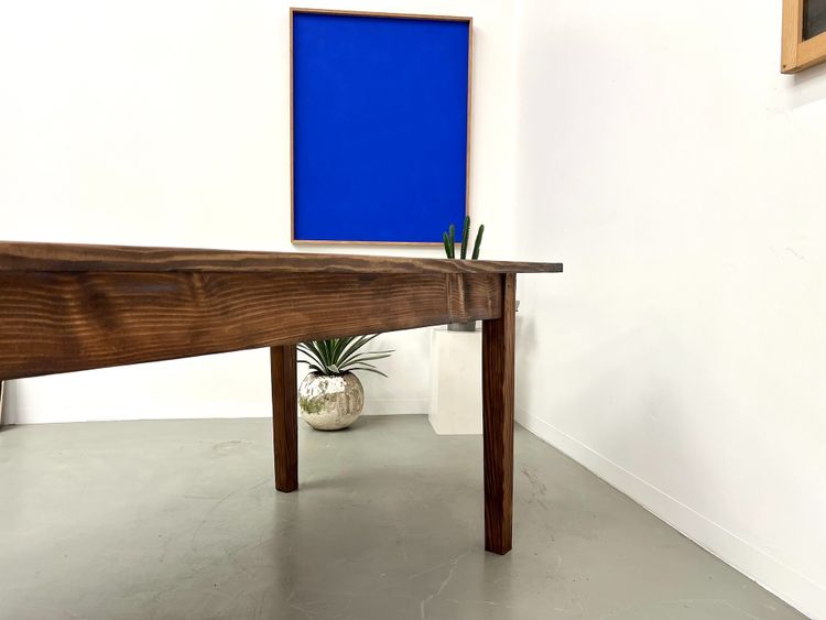 Large pine farm table from the 70s