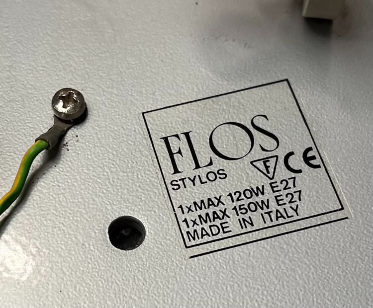 Lampada da terra Stylos di Achille Castiglioni per Flos