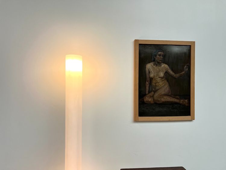 Lampada da terra Stylos di Achille Castiglioni per Flos