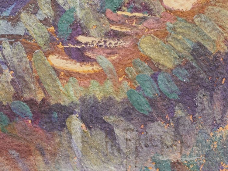 Henri FRICKER, Il mulino sul Loing