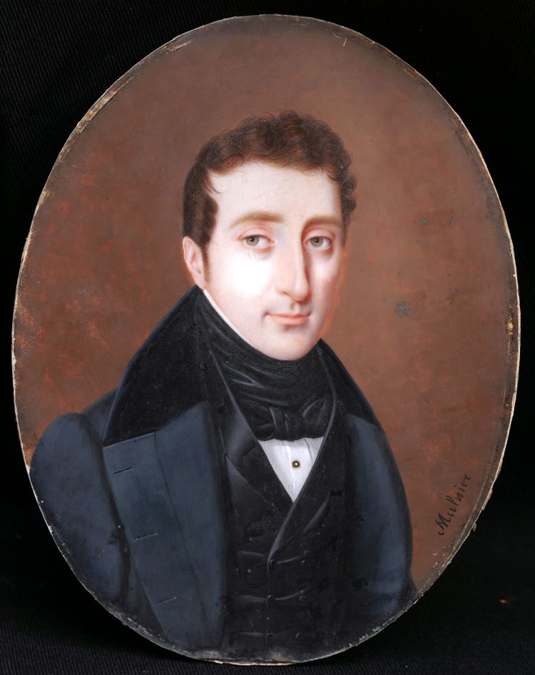 Étienne Ferdinand MULNIER, Portrait of a Man in a Frock Coat