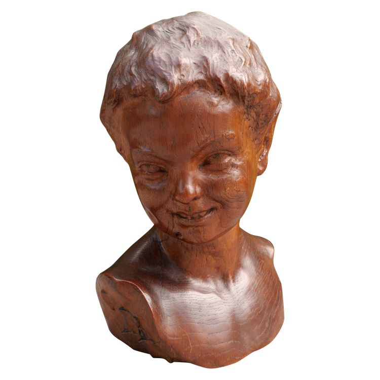 Léon MORICE, Bust of a young satyr