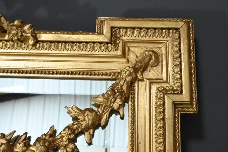 Specchio in legno dorato, stile Luigi XVI - 2a parte XIX
