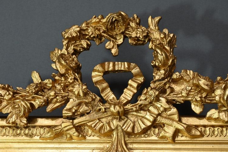 Specchio in legno dorato, stile Luigi XVI - 2a parte XIX