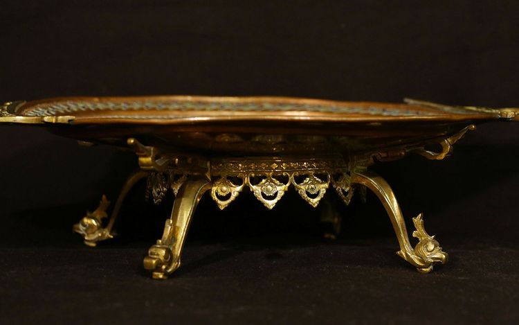 Cloisonné plate, 19th century