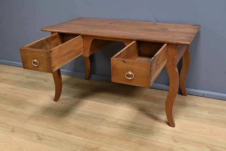 Table Bureau en Merisier, style Louis XV – 2ème Partie XIXe