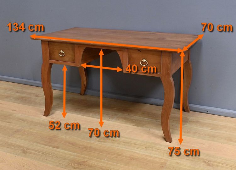 Table Bureau en Merisier, style Louis XV – 2ème Partie XIXe