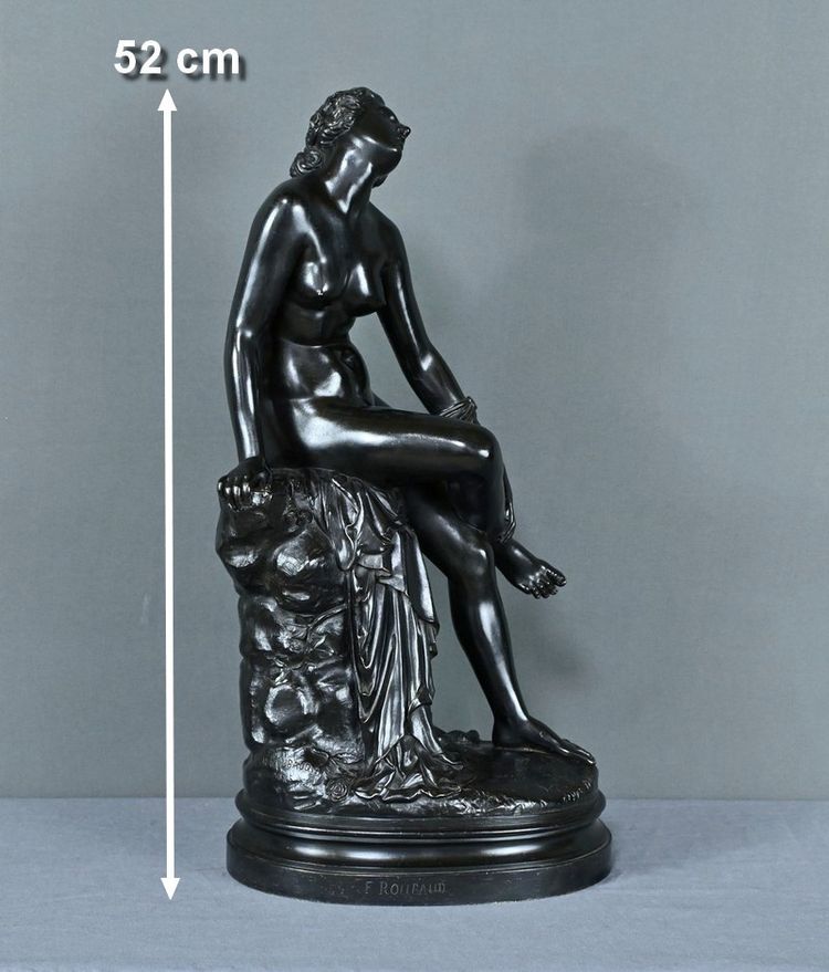 Bronze "Eurydice" by F. Roubaud - Mid-19th century
