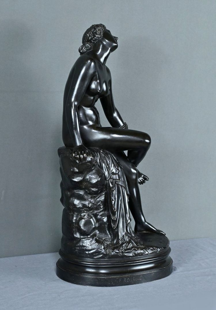 Bronze "Eurydice" by F. Roubaud - Mid-19th century