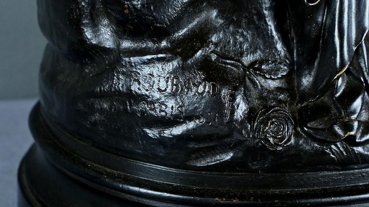 Bronze "Eurydice" by F. Roubaud - Mid-19th century