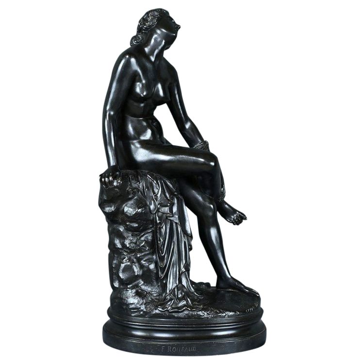 Bronze "Eurydice" by F. Roubaud - Mid-19th century