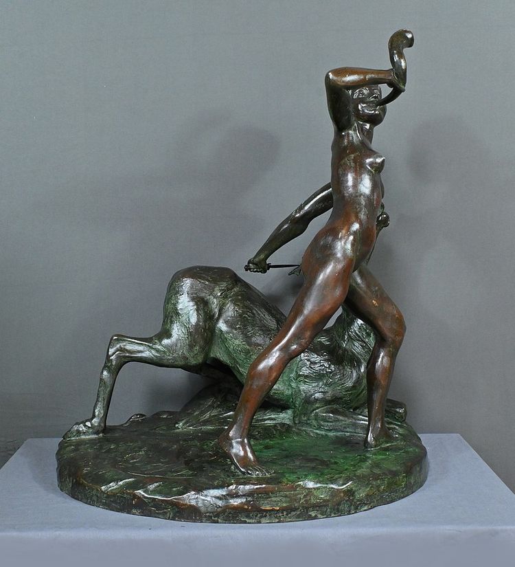 Importante bronzo "Diana cacciatrice" di J. Geleyn - Inizio XX secolo