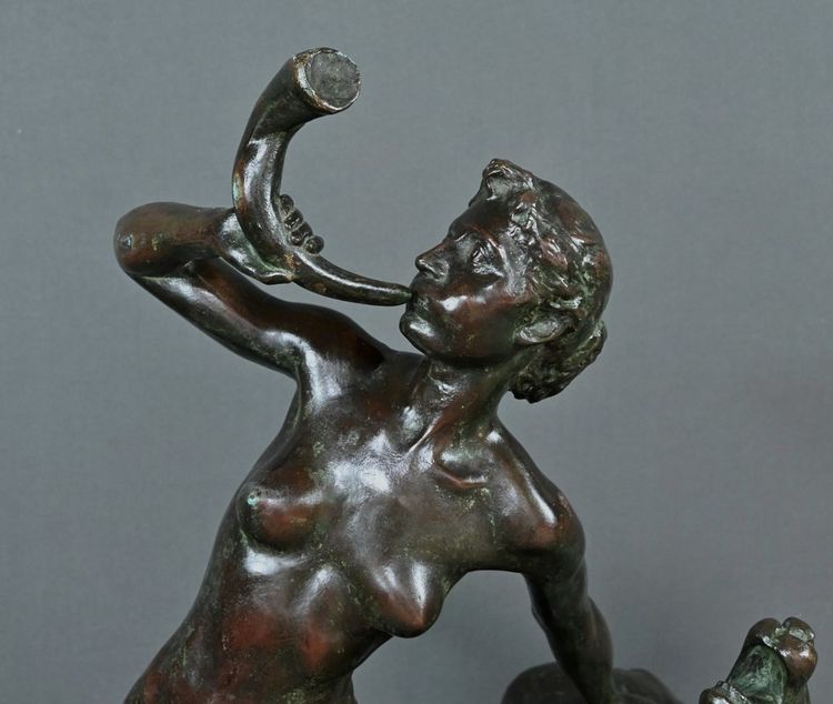 Importante bronzo "Diana cacciatrice" di J. Geleyn - Inizio XX secolo